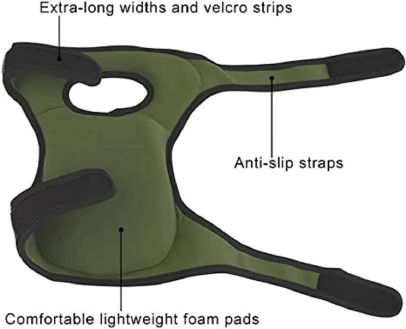 1Pair Soft Foam Knee Pads for Work Knee Support Padding for Gardening Cleaning Protective Sport Kneepad Builder Workplace Safety