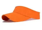 Summer Sun Protection Peaked Cap Unisex Solid Color Sun Caps Outdoor Sports Casual Sun Hat Tennis Hat Baseball Cap Golf Visor