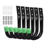 6Pcs/Set Bike Wall Mount Hooks Bicycle Support MTB Road Bike Parking Hanging Holder Stand for Cycling Bike Accessories
