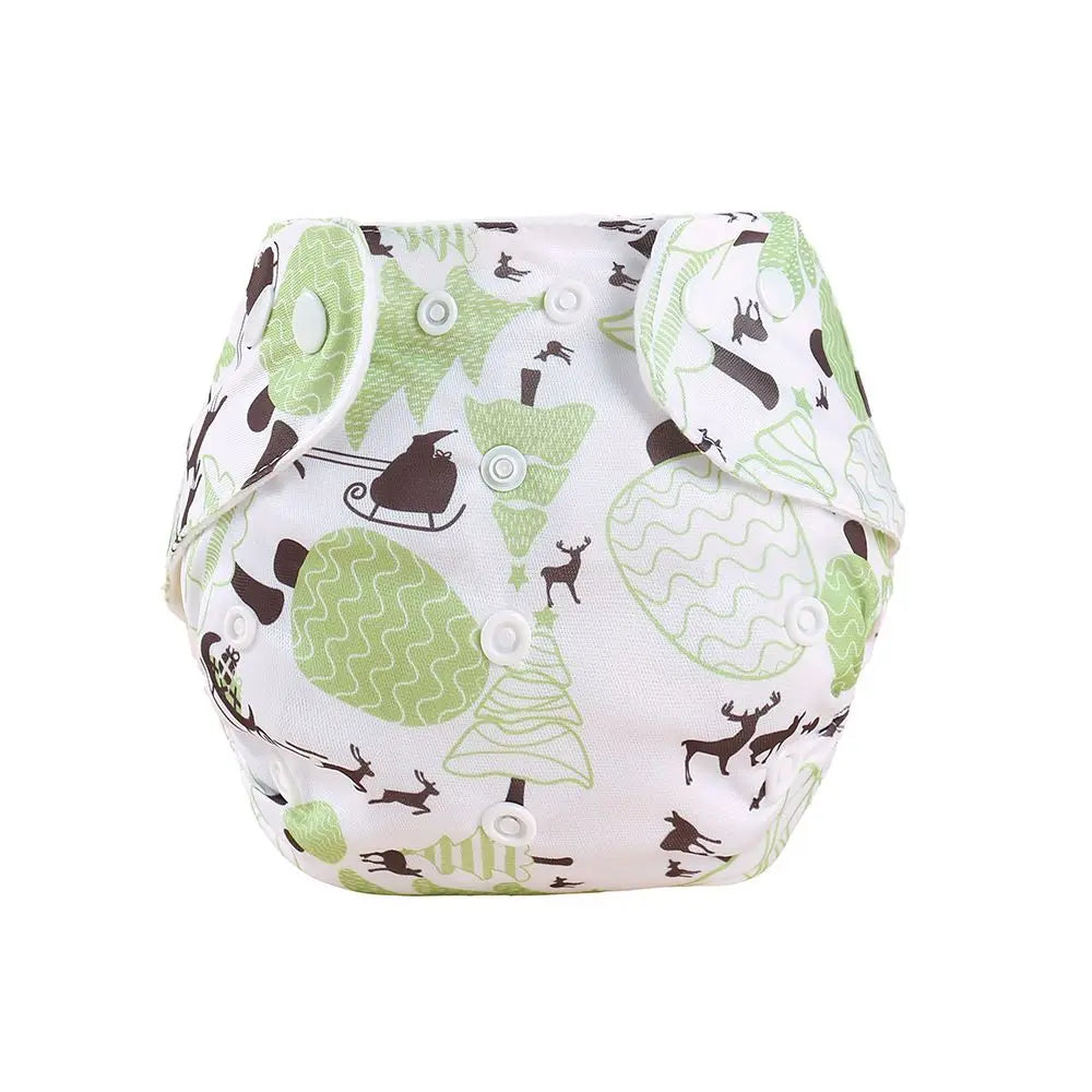 Baby Diapers Washable Reusable Nappies Grid Eco Friendly Cotton Baby Cloth Training Pant Cloth Diaper Adjustable Baby Fraldas