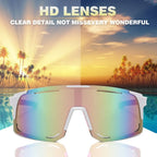 Polarized Cycling Sunglasses UV Protection Windproof Glasses for Men Women Polarized Lens Road Riding Bike Sport Glasses Eyewear