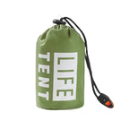 Life Tent Emergency Survival Shelter 2 Person Emergency Tent 2.4*1.5M Survival Tent Emergency Shelter with Whistle & Paracord