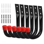 6Pcs/Set Bike Wall Mount Hooks Bicycle Support MTB Road Bike Parking Hanging Holder Stand for Cycling Bike Accessories