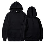 Autumn Fashion Loose Tops Solid Colour Hooded Polyester Men'S Sweatshirt Simple Casual