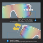 Polarized Cycling Sunglasses UV Protection Windproof Glasses for Men Women Polarized Lens Road Riding Bike Sport Glasses Eyewear