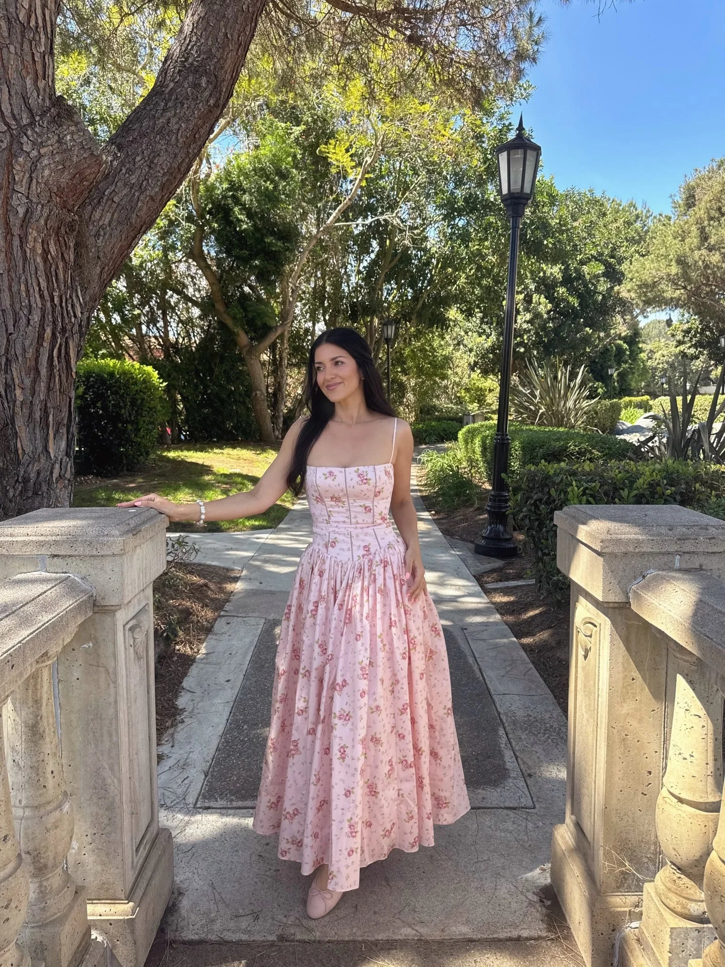 Summer Clothes for Women Midi Elegant Dress 2025 New Arrivals White Floral Print Holiday Dress