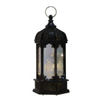Moroccan Style Eid LED Lantern Kareem LED Lamps Eid Tabletop Decorations LED Lanterns Night Light for Kareem Party Desktop