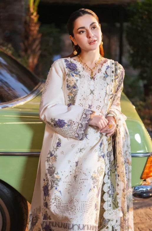Summer 3PC Lawn Chickenkari Embroidered Suit
