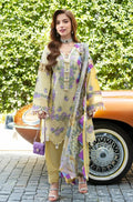 SUMMER 3PC Lawn ChickenKari Embroidered Suit MS10PF