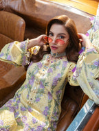 SUMMER 3PC Lawn ChickenKari Embroidered Suit MS10PF