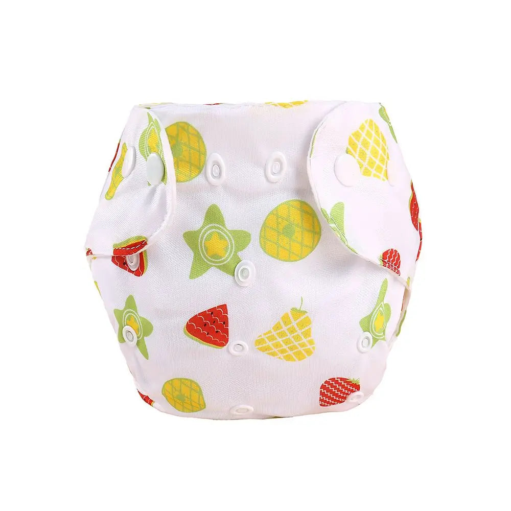 Baby Diapers Washable Reusable Nappies Grid Eco Friendly Cotton Baby Cloth Training Pant Cloth Diaper Adjustable Baby Fraldas