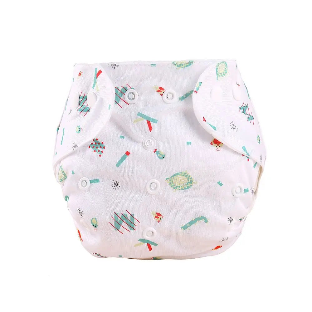 Baby Diapers Washable Reusable Nappies Grid Eco Friendly Cotton Baby Cloth Training Pant Cloth Diaper Adjustable Baby Fraldas