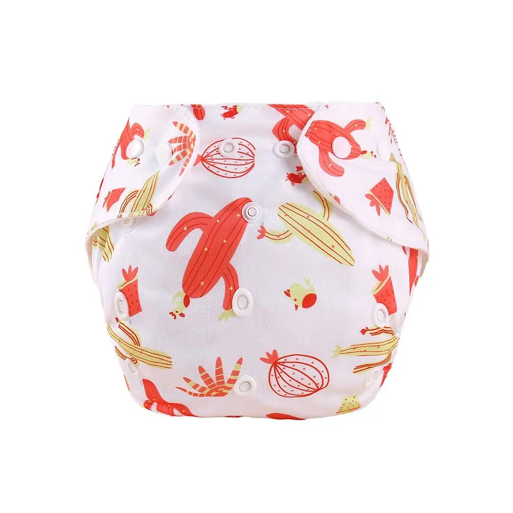 Baby Diapers Washable Reusable Nappies Grid Eco Friendly Cotton Baby Cloth Training Pant Cloth Diaper Adjustable Baby Fraldas