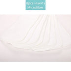 Drop Shipping! Happyflute Washable Reusable Baby Cloth Diapers Nappy Inserts Microfiber 3 Layers