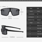 Polarized Cycling Sunglasses UV Protection Windproof Glasses for Men Women Polarized Lens Road Riding Bike Sport Glasses Eyewear